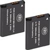 BM Premium Big Mike's Electronics BM-NB11LK2-1 - Batteria ricaricabile agli ioni di litio, 900 mAh, 3,7 V, 900 mAh, agli ioni di litio (Li-Ion), 3,7 V, nero, bianco, 2 pezzi