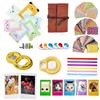 JXE Kit di accessori per fotocamera istantanea, cornice da appendere alla parete, decorazione per foto, custodia per carte di credito, compatibile con Fujifilm Instax Mini 8 8+ 9 fotocamere Set-YE