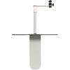 Cufaee Supporto per proiettore ruotabile Cufaee, supporto universale per proiettore, supporto per mini proiettore per ufficio domestico, laptop universale (Bianca)