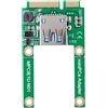 Vvikizy Scheda di Conversione da MSATA a USB, Adattatore Convertitore di Espansione Mini PCI E USB 2.0 per Laptop, con sistemico Operativo Trasparente, Nessun Driver Necessario