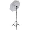 DynaSun JDD8KIT E27 4 in 1, Set da Studio Professionale, Supporto Cavalletto Stativo, Portalampada, Ombrello Diffusore Bianco per Illuminatore Luci Flash