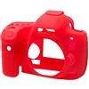 easyCover silicone custodia protettiva per fotocamera Canon 5D Mark III (rosso)