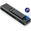 BJdfgE Mini telecamera digitale magnetica HD con torcia elettrica, microcam, webcam, rilevamento del movimento, istantanea, registrazione in loop, videocamere(With 32GB TF Card)