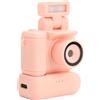 VBESTLIFE Piccola Videocamera DV, Schermo a Colori da 1,44 Pollici, Piccola Videocamera DVR 1080P, Fotocamera Fotografica con Custodia di Ricarica, Supporta OTG (PINK)