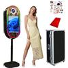 DOWWEI NUOVO Magic Mirror Fotocabina per Selfie, Mini PC Integrato & Foto box, Fotocabina DSLR Ellipse con Schermo Touch 21,5 Pollici, Business Noleggio per Eventi (Black, 21.5 Inch)