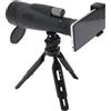 JUUTALK Cannocchiale per birdwatching, cannocchiale verde scuro, telescopio monoculare con treppiede, per alpinismo, campeggio, viaggi, escursioni, birdwatching, Wildlife