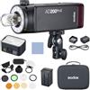 Godox AD200Pro II Pocket Flash Light 200W 2.4G Wireless Speedlite TTL Auto-flash 1/8000s HSS 0.01-1.8s Tempo di riciclo con luce di modellazione bicolore con AK-R1 Pocket Flash Light Accessories Kit