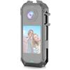 kwoifioy Telaio protettivo per fotocamera Cage Housing con design antiurto Cold Shoe Slot 1/4 foro vite Base Air Frame