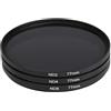 Ymnilian Filtro Polarizzatore, Filtri Fotografici 2 filtri a densità neutra ND16 ND32 ND64 49 mm 52 mm 55 mm 58 mm 62 mm 67 mm 72 mm 77 mm for fotografia for fotocamera(72mm,Only ND8 Filter)