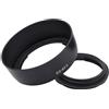 Generico ES-62 II PARALUCE compatibile con obiettivo CANON EF 50MM F1.8 - EF 50MM F1.8 II LENS HOOD ES-62II 2 parasole petalo protezione tappo cover filtro bag