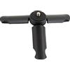 Didiseaon Mini Cavalletto Fotografico Nero in ABS Filettatura 3/4 | Supporto Telefono, Treppiedi Smartphone, Mini Treppiede Tascabile, per Micro e Livestream