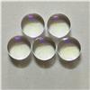 Artsim Prismi e caleidoscopi Diametro 6 mm Lente F10 Lunghezza Lente del condensatore Tagliatrice Lente del modulo asferico Kit di ottica per aule di scienze (Color : B6010JP 5PCS, Size : 6MM_2.25MM)