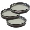 DynaSun Filtro Ultra Violetto UV 62mm + Polarizzatore Circolare CPL 62 mm C-PL + Skylight Sky