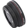 Qiilu Obiettivo Grandangolare 0,45x di per Obiettivo Fotografico da 72 Mm con Funzione Macro