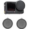 Generic 2 copriobiettivo per DJI OSMO Action 6, protezione morbida per obiettivo in TPU, antigraffio, antipolvere, copertura protettiva per obiettivo della fotocamera Action 6
