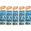 PK Green 50 x Batterie a Bottone 1,5V AG13 / LR44 / LR1154 / A76 / 357