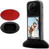SRUIM Custodia protettiva in silicone per Insta 360 ONE X4 Silicone antiscivolo Supporto da tavolo Supporto Base Accessori