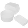 MUELODSIC 3 Pezzi Softbox Portatile per Flash Fotografico 3 Pezzi Bianco in ABS Resistente, Diffusore Luce Morbida Compatibile con Godox Tt600/Tt685/V850/V860 per Studio e Riprese Esterne