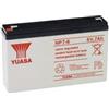 Yuasa NP7-6 Sealed Lead Acid (VRLA) 7000mAh 6V rechargeable battery - Rechargeable Batteries (7000 mAh, Sealed Lead Acid (VRLA), 6 V, White)