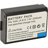 Tomantery Batteria Sostitutiva Professionale per Fotocamera Agli Ioni di Litio E10 per 1300d 1100D 1200d 1500D 3000D, Design Sottile per Appassionati di Fotografia di Viaggi D'affari