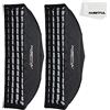 AMBITFUL 2PCS FW22X90 22x90 90cm 9x35 Beehive Honeycomb Grid Strip Softbox Bowens Mount per Studio Flash