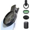 Generico 52mm Clip-on CPL Phone Camera Lens Filter Kit, 52mm CPL Polarizing Filter for iPhone with Clip (1Set)