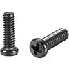uxcell - Viti M2 x 8 mm, testa a croce con testa a croce nera, diametro 2,8 mm, per IBM HP, Dell, Lenovo Sony, Gateway, Acer, 50 pezzi