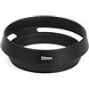 fittings4you Paraluce Metallo Pannello Schlitz universale 52 mm Nero 52 mm