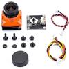 BAPPRJJ Mini1/3 CMOS 1500TVL B19 FPV Fotocamera Obiettivo da 2,1 mm Alimentazione 5V-30V PAL/NTSC Con OSD interno regolabile for RC FPV Racing Drone(Bundle 3)