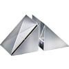 LXXOZ 1Pc Prisma ad angolo retto (20x20x20mm) Prisma in vetro ottico K9 Specchio alluminato esterno