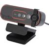 Jectse Camera di Riconoscimento Facciale, Fotocamera per Computer USB da 1080p da con Rumore Che Annulla Doppio Micro
