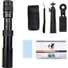 ASQY Binocolo Portatile Potente 10-300X40 Hd Zoom Telescopio Monoculare In Metallo A Lungo Raggio Professionale Per Viaggi 10X30X25Set2