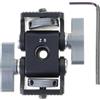 FGDTREE Piattaforma regolabile a due teste per monitor LED e smartphone, movimento a 180° e 360 ° per giunto cardanico dinamico a lumaca