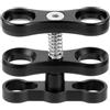 DONGXINGWEI Alluminio 1 Pollice Palla Clip Morsetto per Subacquea Diving Torcia Braccio Compatibile con GoPro Xiaomi YI 4K SJCAM Action Camera