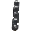 YPBEW Tastiera ergonomica in silicone Pannello di controllo della fotocamera Facile manutenzione Funzione posteriore posteriore per piastra pulsante fotocamera digitale D90