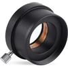 JUIYU Set di accessori per telescopio Adattatore for oculare da 2 a 1,25 pollici Telescopio for astronomia Adattatore in metallo da 50,8 mm a 31,7 mm for monoculare Fotocamera del telescopio (Color : 2-1.2