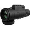 Generic Binocolo ad alta potenza, monocolo ad alto ingrandimento adulti ad alta definizione 40x60 può scattare foto e video Telescopio protettivo antiscivolo con prisma BAK4 trasparente interni/esterni