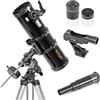 Omegon Telescopio Omegon N 150/750 EQ-4 | Riflettore Newton | potente per il cielo profondo | robusta montatura EQ-4 | ideale per principianti e utenti avanzati