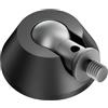 Snorvixre Piedini per treppiedi in alluminio per fotografia macro DSLR, design regolabile, base in silicone antiscivolo