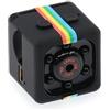 AMRTTWY Action Camera, Mini telecamera SQ11 1080P HD DV portatile a infrarossi for visione notturna, videocamera sportiva for esterni for registrazioni domestiche e in viaggio,per Ciclismo, Moto(Black)