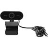 TANM Webcam, Supporto Regolabile Webcam USB Microfono Incorporato Angolo Massimo di 180° Plug and Play per Videoconferenze per Streaming Live per Insegnamento Online in Aula