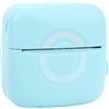 VBESTLIFE Stampante Tascabile Piccola e Leggera, Stampa in Bianco e Senza Inchiostro, per IOS e con L'APP Fun Print (cielo blu)