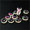 Generic Lenti in vetro ottico Lenti decorative for prismi for ricerca scientifica su prisma ottico difettoso da 12 pezzi(7.66mm)
