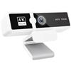 JOJIDE Webcam 4K con messa a fuoco automatica 30FPS, fotocamera for computer USB 2K/1080P con doppio microfono integrato e copertura for la privacy(White-4K)