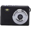 GOWENIC Portachiavi Fotocamera Digitale 1080P HD Videocamera Portatile Compatta per Studenti Campus con Cinturino da Polso (BLACK)