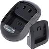 AccuCell Caricabatteria rapido adatto per Toshiba GSC BT6, GSC bt7