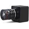 MOKOSE Fotocamera USB 4K a 30 fps con obiettivo manuale varifocale da 6-12 mm Webcam UVC Free Drive compatibile con Windows Mac OS X Linux