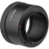 Andoer Anello Adattatore per montatura manuale in lega di alluminio per obiettivo con montatura T2 a fotocamera senza specchio con montatura per Canon EOS M1/M2/M3/M5/M6/M6 Mark II/M10/M50/M100/M200