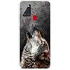 MUTOUREN Cover per Samsung Galaxy A21S Custodia in Silicone TPU Trasparenti Ultra Sottile Antigraffio Antiurto Protettivo Case con Pellicola Proteggi Schermo, Lupo 01