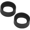 Eacam Ocero per Microscopio Stereo Siedi di Occhiali, Protezione Angolare Piatta in Gomma per Interfaccia 40-42 Mm, Coperchi per Occhio da 2 Pezzi, Visione Chiara, Materiale Comodo,